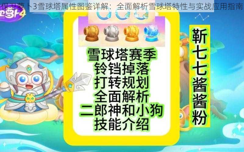保卫萝卜3雪球塔属性图鉴详解:全面解析雪球塔特性与实战应用指南