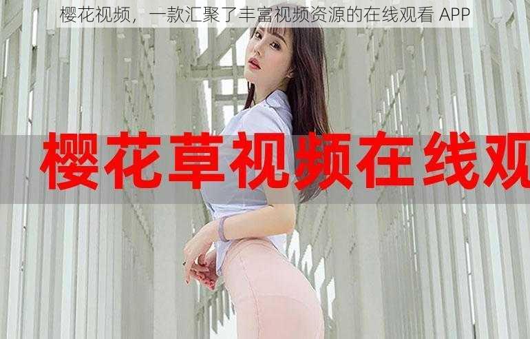 樱花视频,一款汇聚了丰富视频资源的在线观看 APP